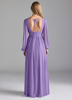 Azazie Norah Bridesmaid Dresses Tahiti A-Line Mesh Dress image6