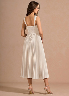 Avenelle Cream Mid Dress image2