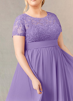Azazie Annette Kleider für die Brautmutter A-Linie Spitze Chiffon Kleid Tahiti image11