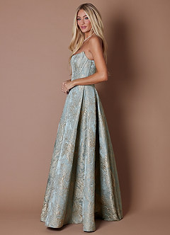 Lesley Gilded Steel Gown image5