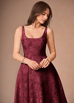 Briac Midi Klänning Vin image7