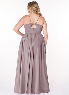 Azazie Cora Bridesmaid Dresses A-Line Pleated Chiffon Floor-Length Dress image9