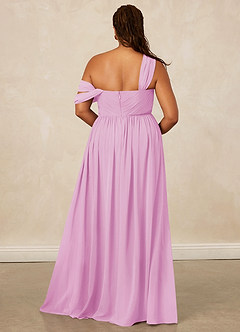 Christian Siriano Bridal for Azazie 1014 Bridesmaid Dresses Candy Pink A-Line Off the Shoulder Chiffon Dress image17