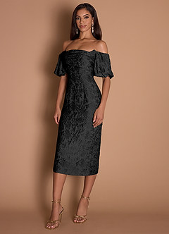 Corie Black Midi Dress image5