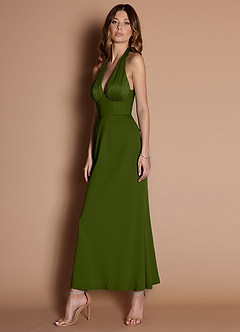 Zephyra Olive Green Mermaid Dress image5