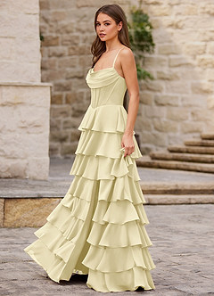 Rhythm Citronsorbet Volangklänning med A-linjeform image3