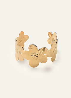 front Blommanschettarmband