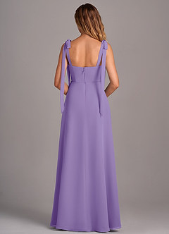 Azazie Debra Bridesmaid Dresses Tahiti A-Line with Pockets Chiffon Convertible Dress image3