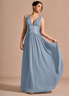 Glynelle Albastru Pudră Rochie maxi image4