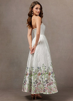 Nikol Ivory Wildflower Maxi Dress image4