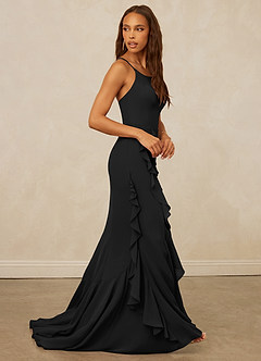 Christian Siriano Bridal for Azazie 1006 Bridesmaid Dresses Ruffle Chiffon Mermaid Dress image5