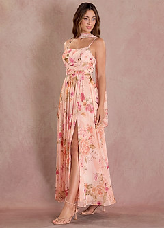 Vestido Ramo Abstracto Floral Maxi Silvana image3