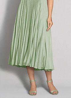 front Matchende farve matte satin sandaler med blokhæl og kuvertclutch sæt