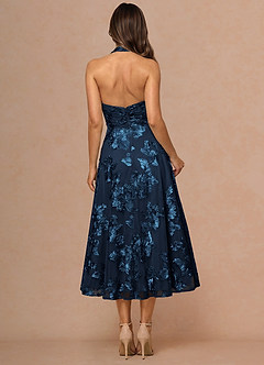Josee Navy Midi Dress image2