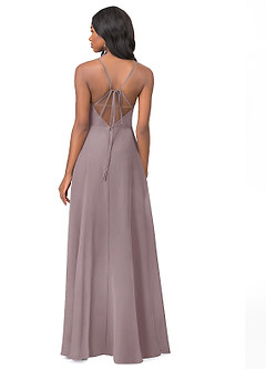 Azazie Everleigh Bridesmaid Dresses Dusk A-Line Sweetheart Pleated Chiffon Dress image3
