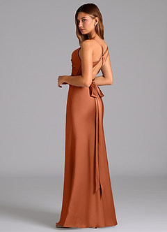 Azazie Hati Brudtärnklänningar Klä av Sjöjungfru i Stretch Satin Cederros image6