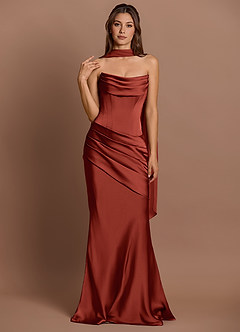 Kleid Pelagia Terrakotta image3