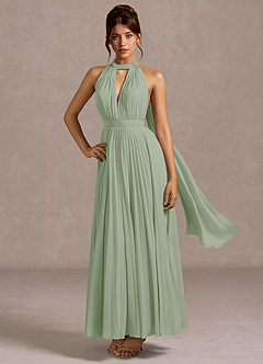 Ottilie Light Green Maxi Dress image3