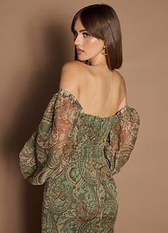 Rina Sage Paisley Maxi Dress image10