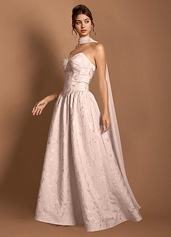 Astra Baby Pink Maxikleid
