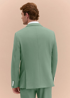 front James Matcha Structured Stretch Suit Jacket