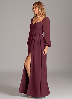 Bella Wine Maxi Dress image3