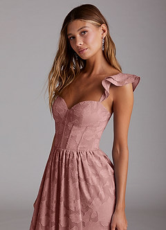 Candice Light Pink Corset Maxi Dress image4