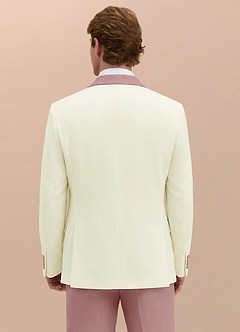 front Adrian Altrosa Strukturierte Stretch-Smokingjacke mit Schalkragen