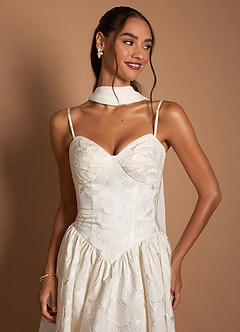 Midi jurk Astra Franse Witte image6