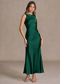 Maxi jurk Cyanee Jagersgroen image4