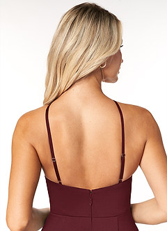 Azazie Stacey Stretch Satin Dress Final Sale  image7