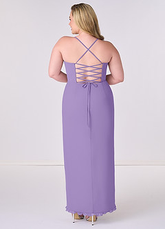 Barbie ♥ Azazie Vente Finale Robe Fourreau en Mousseline de soie Corset Tahiti image7