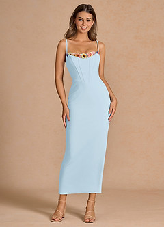 Liliah Sky Blue Maxi Dress image2