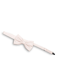 front Matching Matte Satin Pre-Tied Bow Tie & Suspenders Set