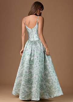 Maxi jurk Tarry Mintkleurige Glans image6