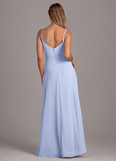 Azazie Amina Bridesmaid Dresses Ice A-Line Chiffon Dress image2