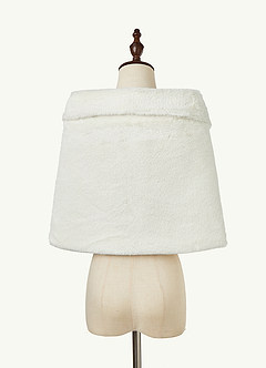 front Broche de capa de pele sintética