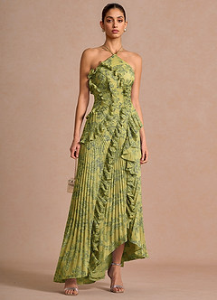 Hatsu Moss Navy Maxi Dress image4