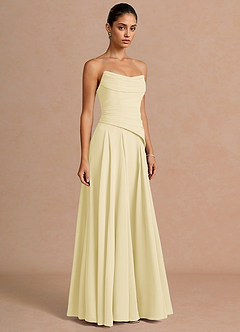 Vestido Amarillo Mantequilla Largo Gabriela image3