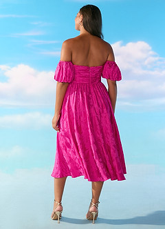 Vestido Barbie Rosa Midi Barbie™ ❤ AZAZIE 4003 image8
