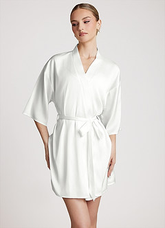 front Classic Satin Robe