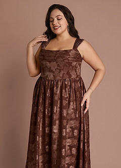 Hazel Maxi Klänning Mocha Coco image13