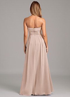 Azazie Lucienne Bridesmaid Dresses English Rose A-Line Strapless Chiffon Convertible Dress image5
