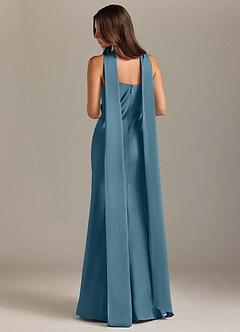 Azazie Kinsley Bridesmaid Dresses Bermuda Mermaid Side Slit Stretch Satin Dress image2