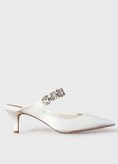 Crystal Pointy Wedding Shoes