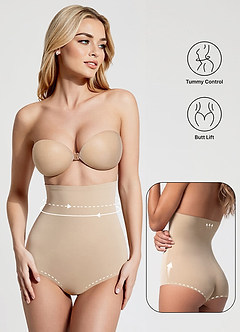 front Azazie String gainant taille haute sans coutures