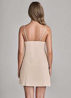 front Matching Color Classic Cloud-Soft Slip Dress