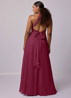 Barbie ♥ Azazie Bridesmaid Dresses Mulberry A-Line Pleated Chiffon Dress image8