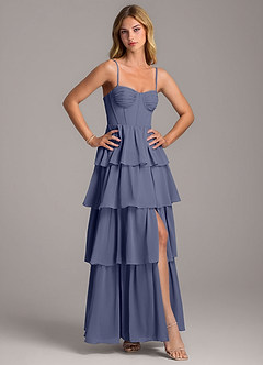 Azazie Alanna Bridesmaid Dresses Stormy A-Line Sweetheart Neckline Chiffon Dress image5