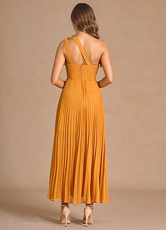 Selma Amber Pleated Maxi Dress image2
